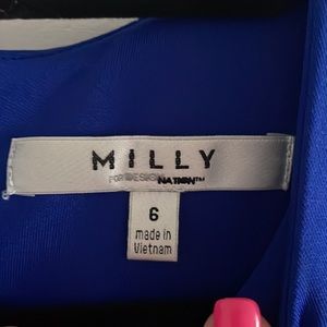 Lilly dress royal blue gold zipper never worn